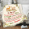 "To My Dad The World Wouldn't Shine So Bright " Customized Blanket For Dad