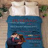 "Love Made Us Forever Together" Customized Blanket For Husband
