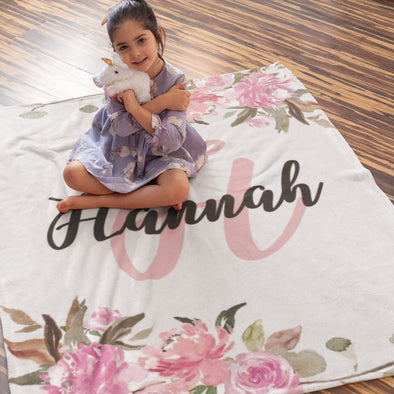 Personalized Kids Blanket With Kids Name