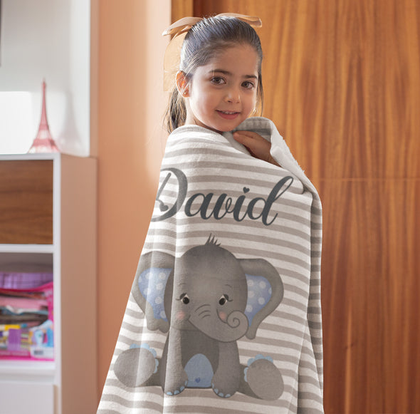 Customized Kid Name Blanket For Kids